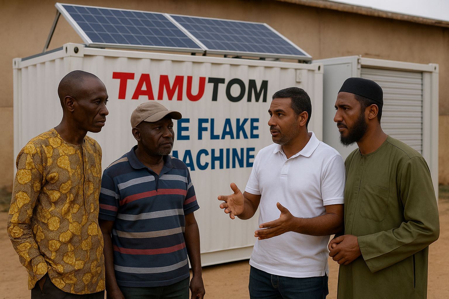 Fildişi Sahili, Mozambik, Moritanya ve Gine'de Yaprak Buz Makinelerine Artan Talep: TAMUTOM Güneş Enerjili Çözümler Sunuyor