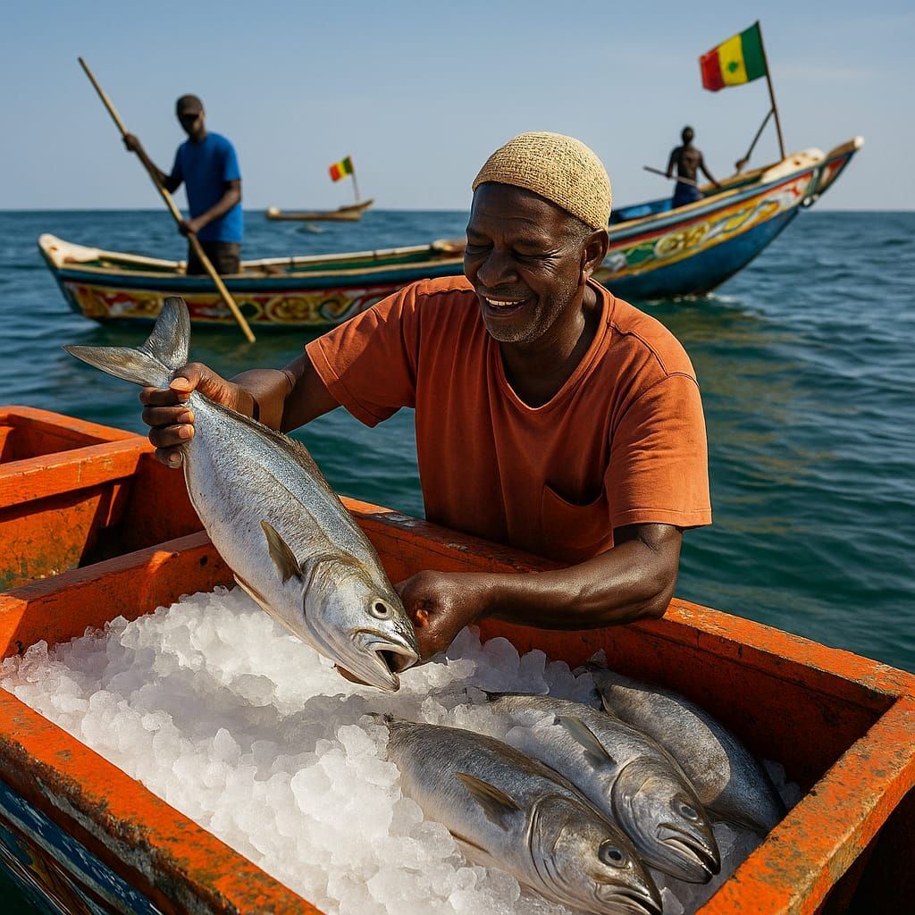 Tamutom'un Yüksek Kapasiteli Buz Çözümleriyle Senegal Balıkçılık Sektöründeki Büyüyen Etkisi