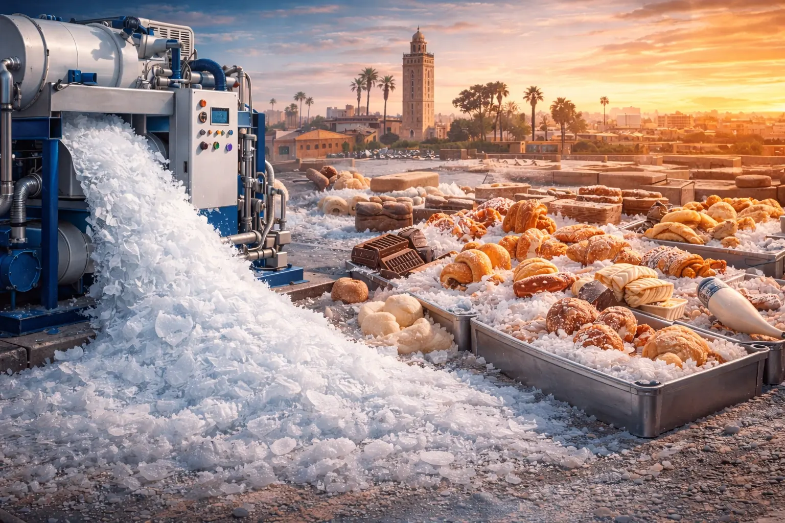 Flake Ice in the Bakery and Pastry Industry in Morocco